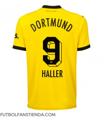 Borussia Dortmund Sebastien Haller #9 Primera Equipación 2023-24 Manga Corta